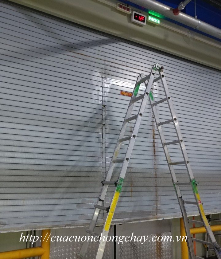 Cửa sập ngăn cháy, chống cháy ( Fire shutter door korea )